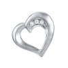 Strieborný prívesok srdce