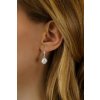 Strieborné náušnice so Swarovski ® Perlou