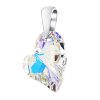 Strieborný prívesok Devoted 2 U Heart 17mm Crystal AB so Swarovski® Crystals