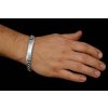 Náramok DAMASTEEL z chirurgickej ocele 22 cm