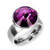 Luxusný oceľový prsteň Crystal 16mm so Swarovski® Crystals