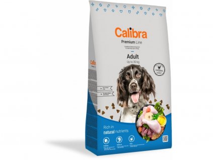 20379 calibra dog premium line adult 12 kg new