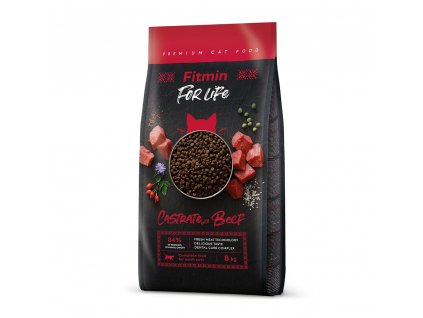 new fitmin cat for life castrate beef 8 kg h L