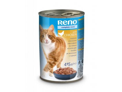 Reno CAT kousky kuřecí 415 g