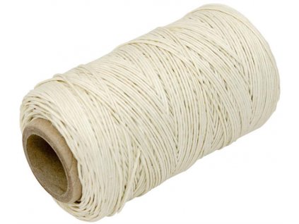 Motouz potravinářský lněný, cívka, 100 g, bílý