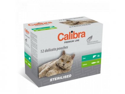 Calibra Cat kapsa Premium Sterilised multipack 12x100g