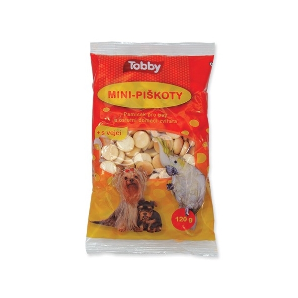 Piškoty TOBBY pro psy MINI 120g