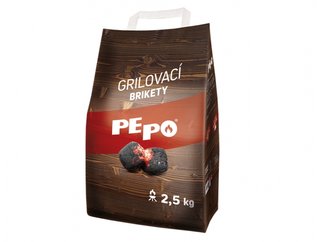 Pepo PE-PO brikety grilovací, 2,5kg