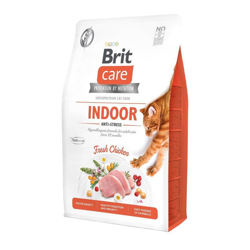 Levně Brit Care Cat GF Indoor Anti-stress 2 kg