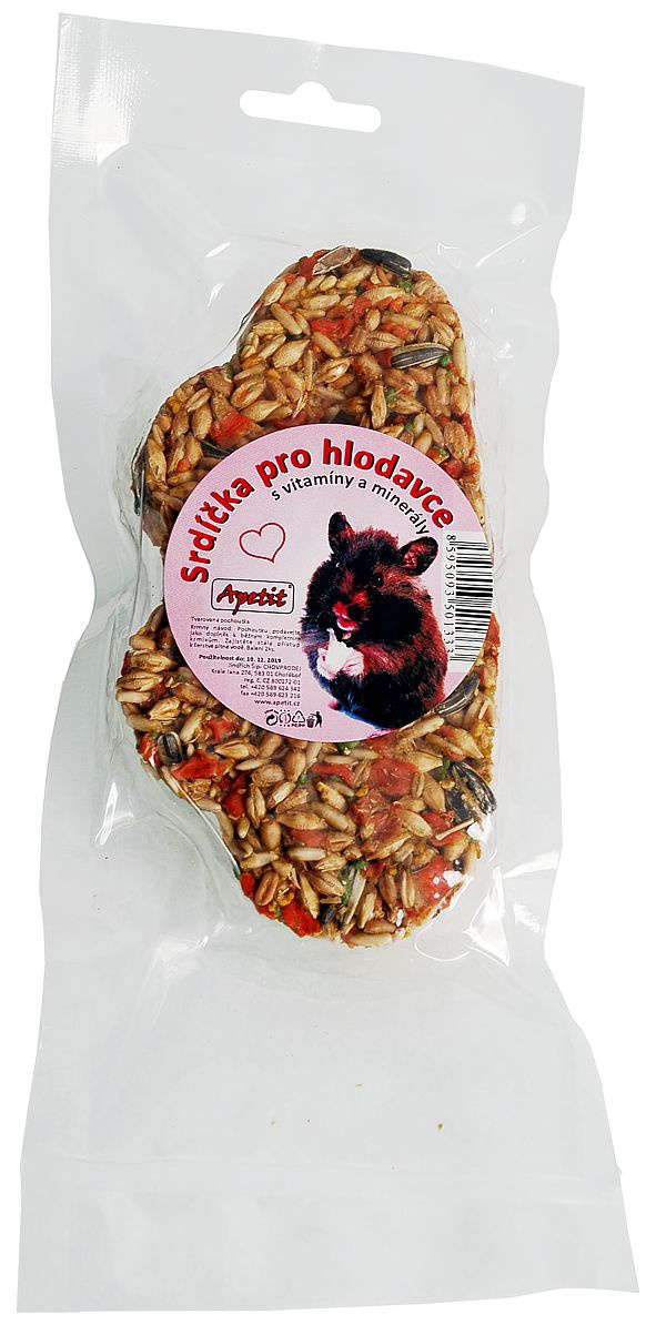 Apetit - Srdce pro hlodavce 2 ks