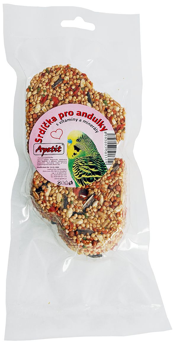 Apetit - Srdce pro andulky 2 ks