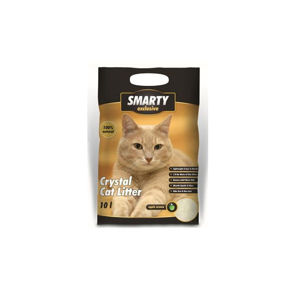 Podestýlka Smarty Exclusive silikát zel. jablko 10l
