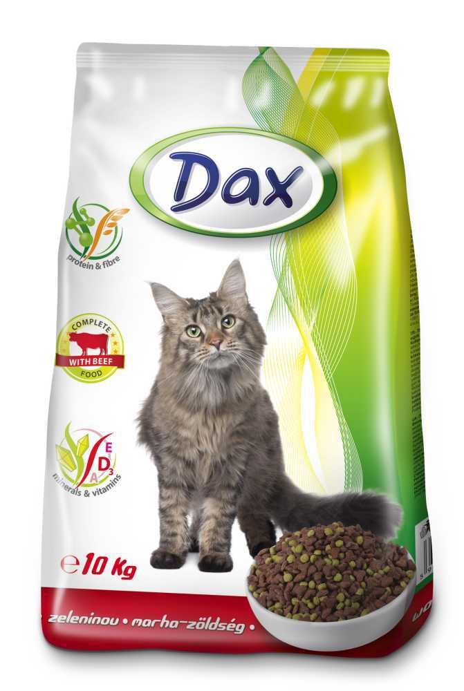 DAX CAT - hovězí + zelenina 10 kg