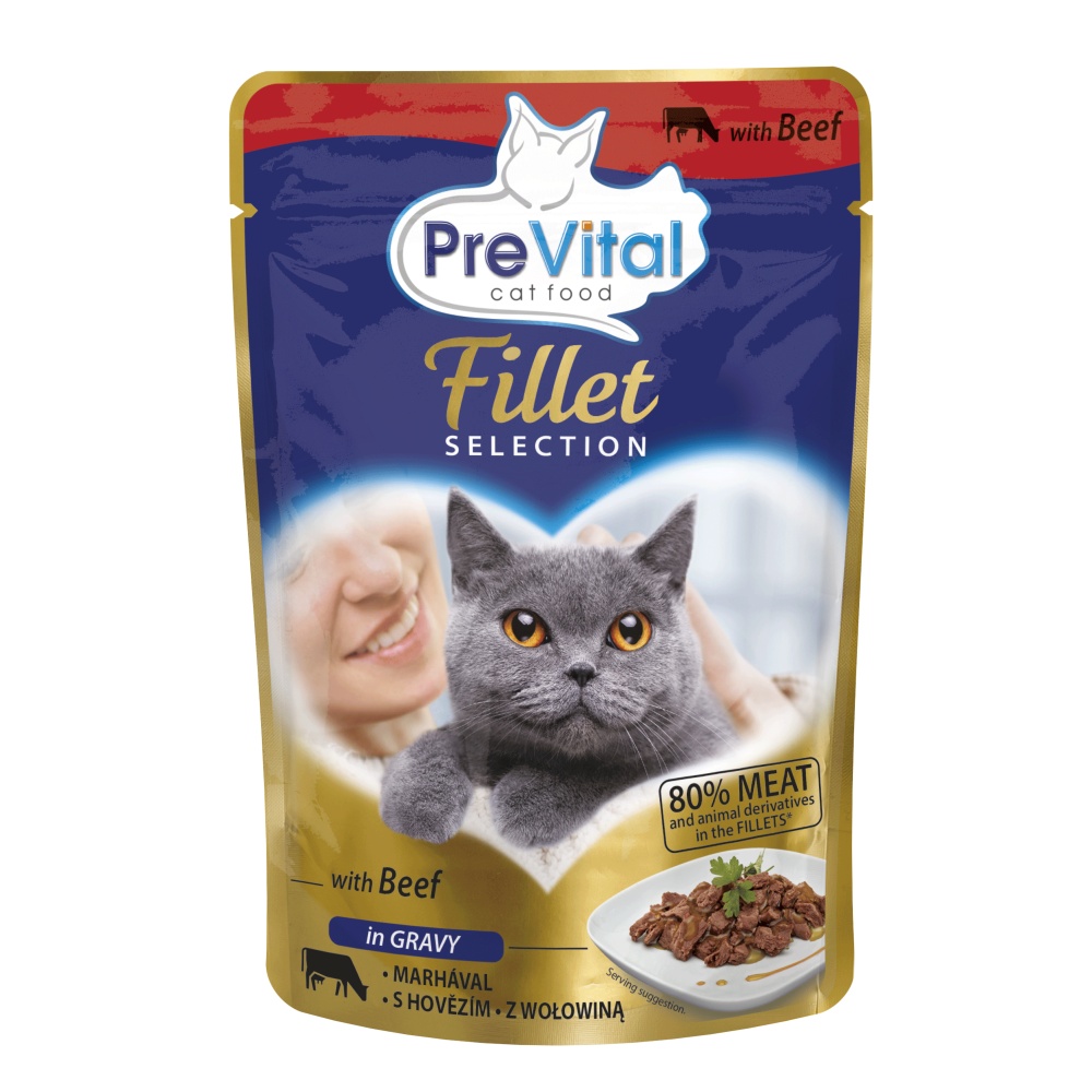 PreVital Naturel hovězí, kapsa 85 g