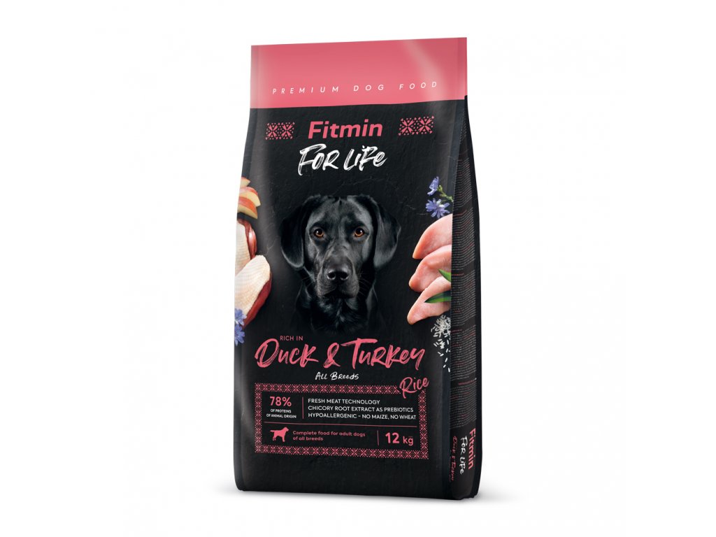 Fitmin For Life Duck & Turkey Hmotnost: 12 kg