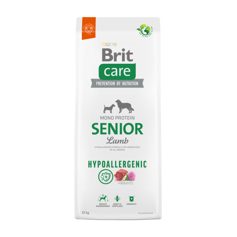 Zdravý balíček pro citlivé starší psy - Brit Care Dog Hypoallergenic Senior