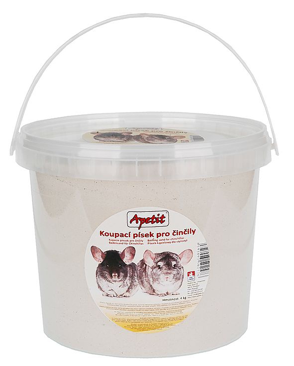 Apetit Písek pro činčily v kbelíku 4kg