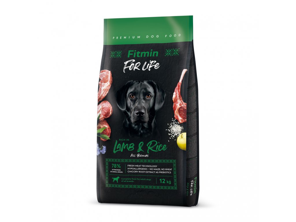Fitmin For Life Lamb & Rice Hmotnost: 12 kg