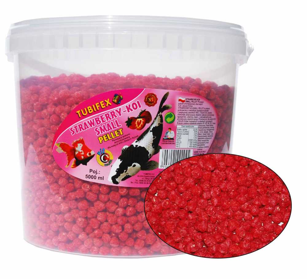Lihne.cz KOI Strawberry pellet 5 l