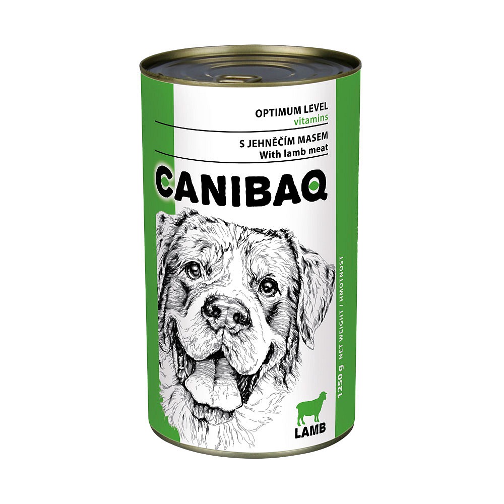 Canibaq konzerva pro psy jehněčí 1250 g