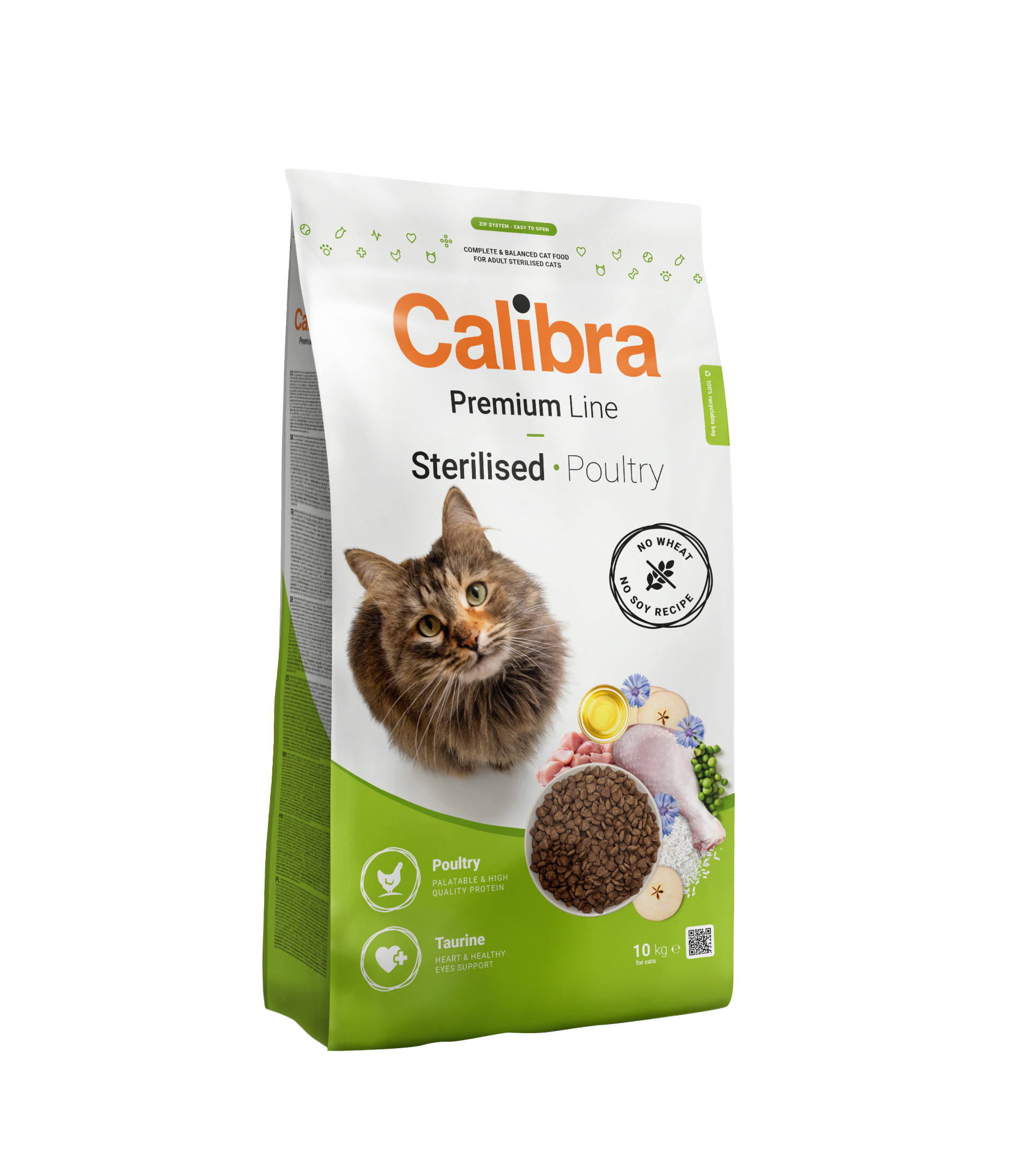 Calibra Premium Calibra Cat Premium Line Sterilised Poultry 10kg