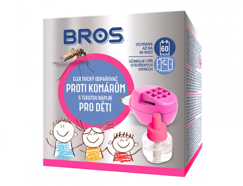 Levně BROS el. odpařovač pro děti + tekutá náplň
