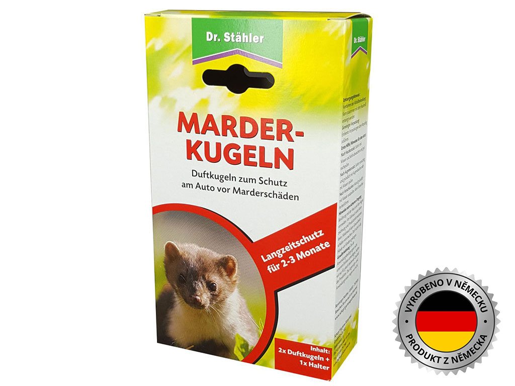 Závěsný odpuzovač kun do auta DR.STÄHLER MARDER KUGELN