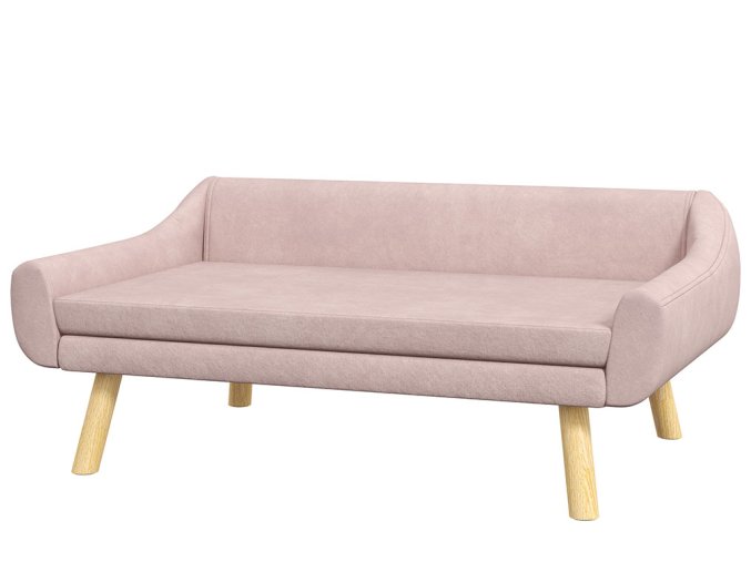 BAZAROVÉ ZBOŽÍ - Pohovka pro psy PAWHUT D04-269V00PK, růžová, 102x58,5x42,5 cm