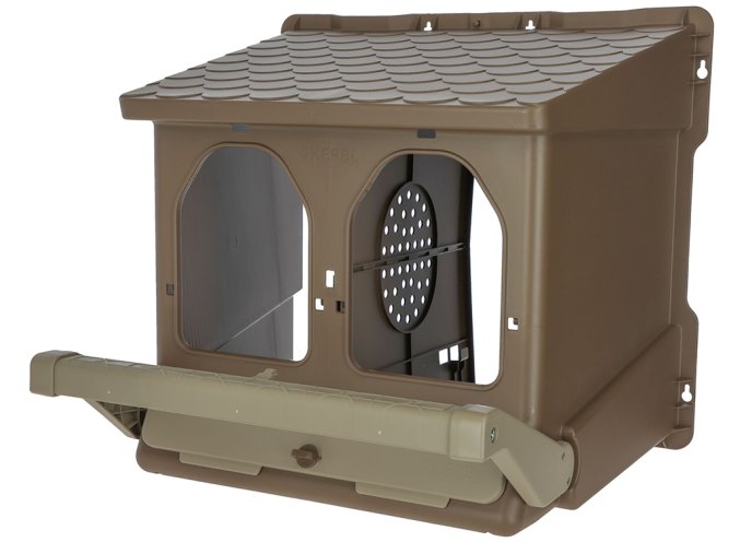 BAZAROVÉ ZBOŽÍ - Snáškové hnízdo pro slepice se sběrným zásobníkem na vejce KERBL 73146 dvoumístné