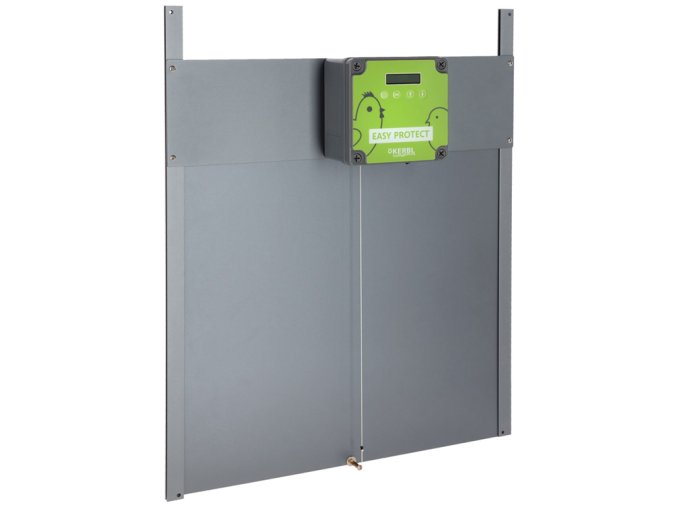komplet automatickeho otevirani a zavirani kurniku kerbl 70592 easy protect 44x43 r 2