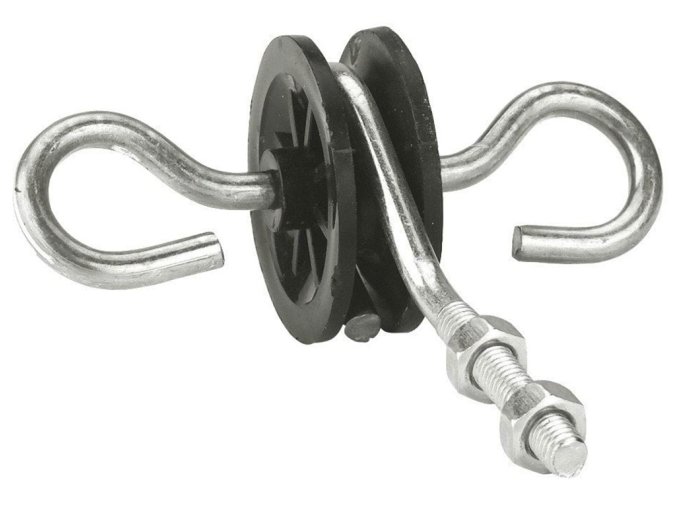 branovy izolator pro elektricky ohradnik kerbl 441241 2 hacky s metrickym zavitem m6x35mm 1