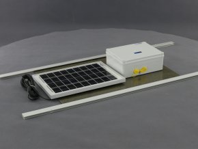 Komplet automatického otevírání a zavírání kurníku MLP SO60 se solárním panelem  - časovač, dvířka, solární panel