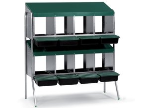 snaskove hnizdo pro slepice gaun 10111 osmimistne na nozickach