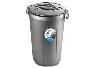 box na granule pro psy a kocky stefanplast tom 46l stribrny 1