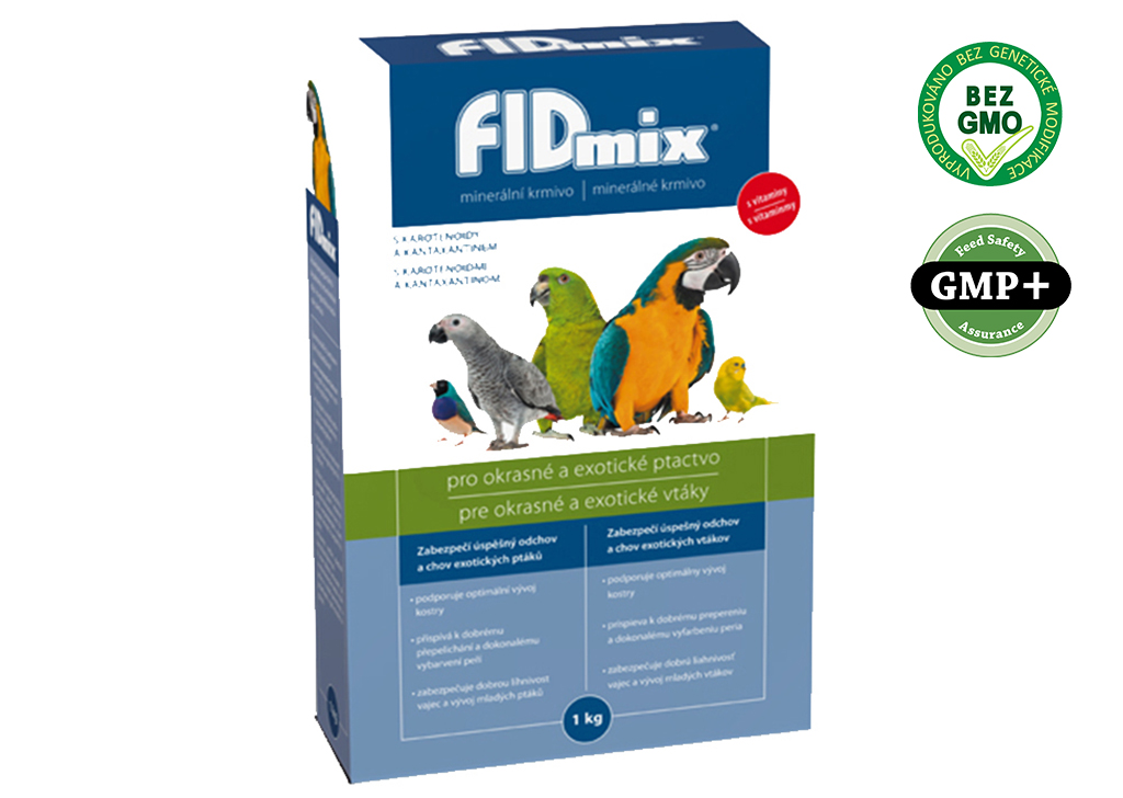FIDMIX pro okrasné a exotické ptactvo 1 kg