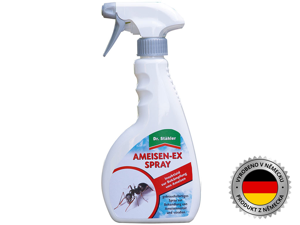 DR.STÄHLER AMEISEN-EX SPRAY, 500 ml - Roztok s rozprašovačem k hubení mravenců