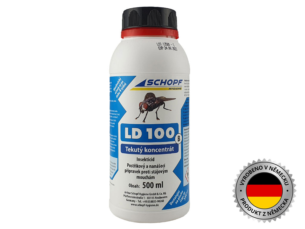 SCHOPF LD 100 B, 500ml - přípravek na hubení much