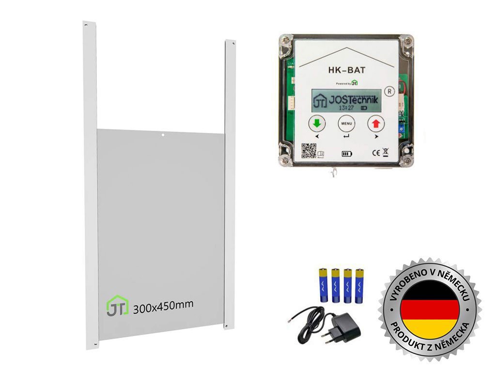 JOSTechnik HK-Bat 30x45 D - Komplet automatického otevírání a zavírání kurníku