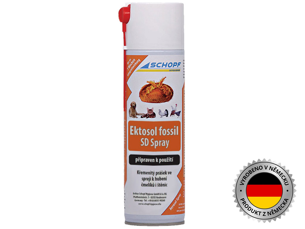 SCHOPF EKTOSOL FOSSIL SD SPRAY, 500ml - přípravek proti čmelíkům