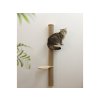 Skrabadlo s drevenymi odpocivadly pro kocky kerbl 80918 timber delka 127 cm s jutou 2