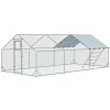 vybeh pro drubez s bidlem pawhut d51 436v05sr 3x6x1 95m 1