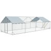 vybeh pro drubez s bidlem pawhut d51 436v03sr 3x8x1 95m 1
