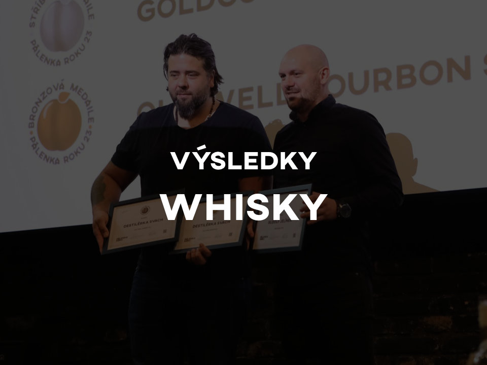 Výsledky Pálenka roku 2023 - Whisky