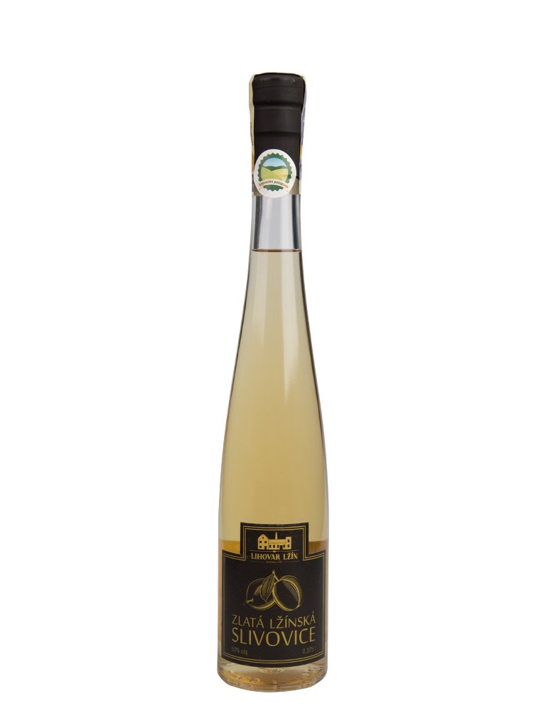 Lžínská Zlatá Slivovice 50% 0,35l