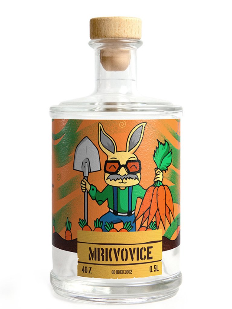 Poněšická Mrkvovice 40% 0,5l