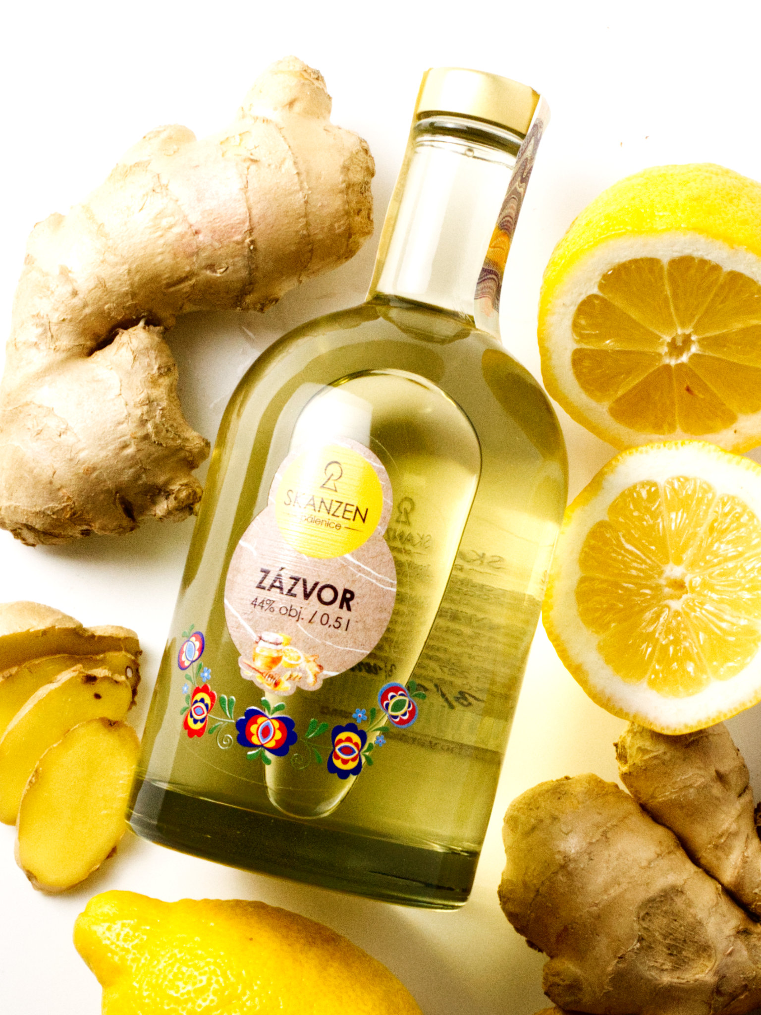 Pálenice Skanzen Modrá Skanzen Modrá Slovácký Zázvor 44% 0,5l