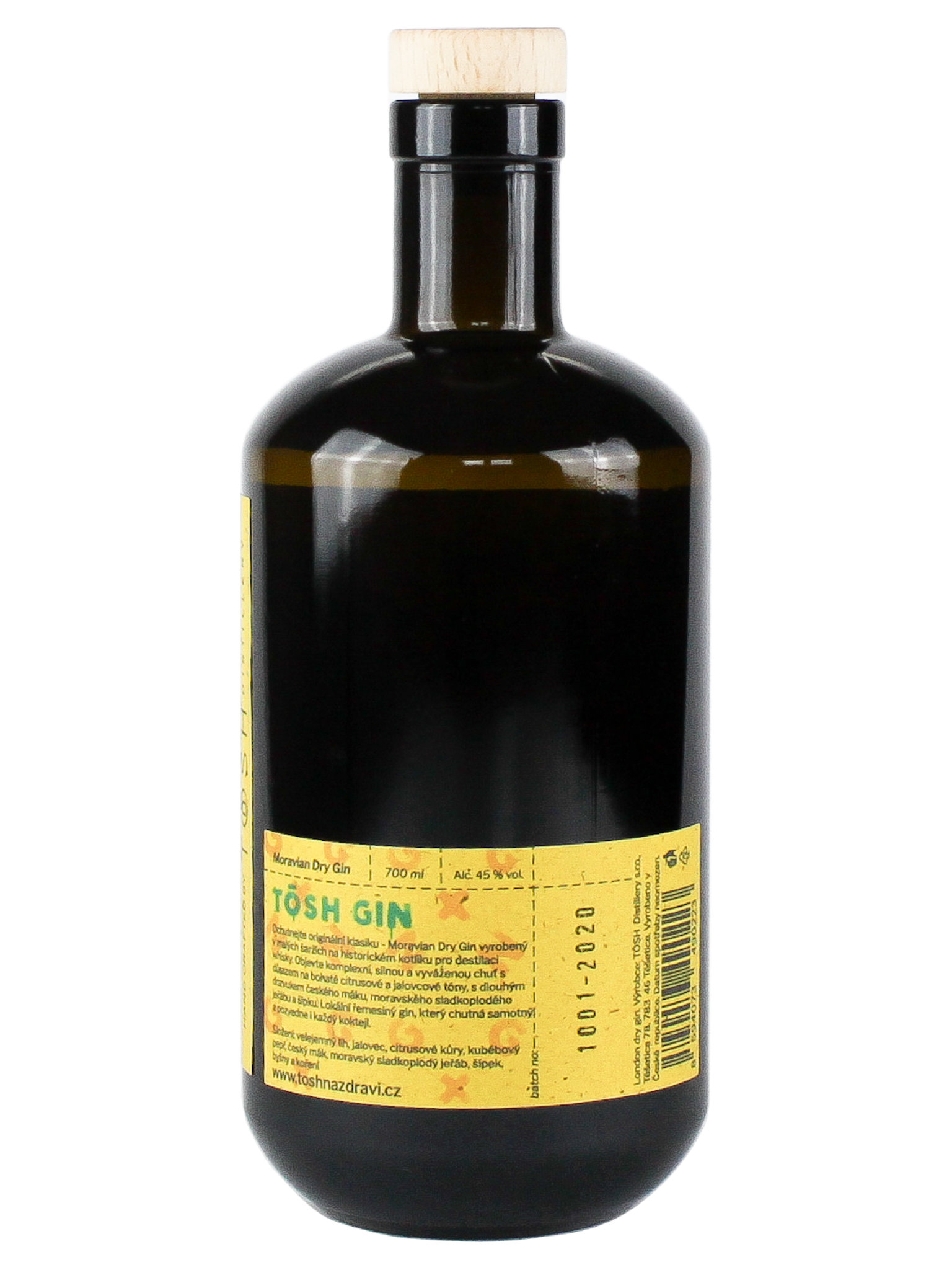 TŌSH Distillery Olomouc Tosh Gin 45% 0,7l