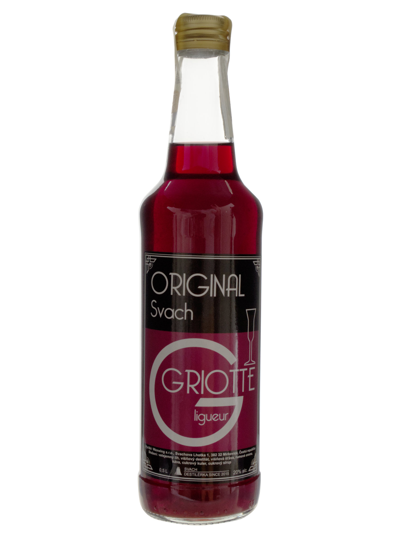 Levně Destilérka Svach (Svachovka) Griotka (Griotte Liqueur) Svach 20% 0,5l