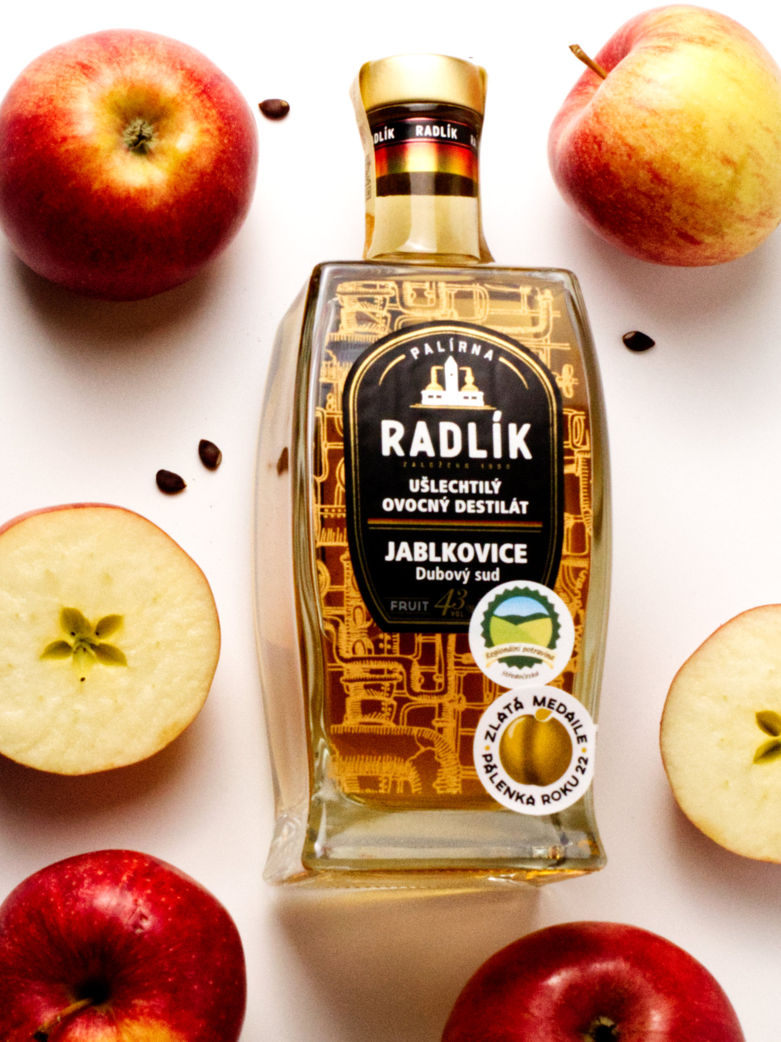 Palírna Radlík Radlík Jablkovice z dubového sudu 43% 0,5l (obrázek 3)