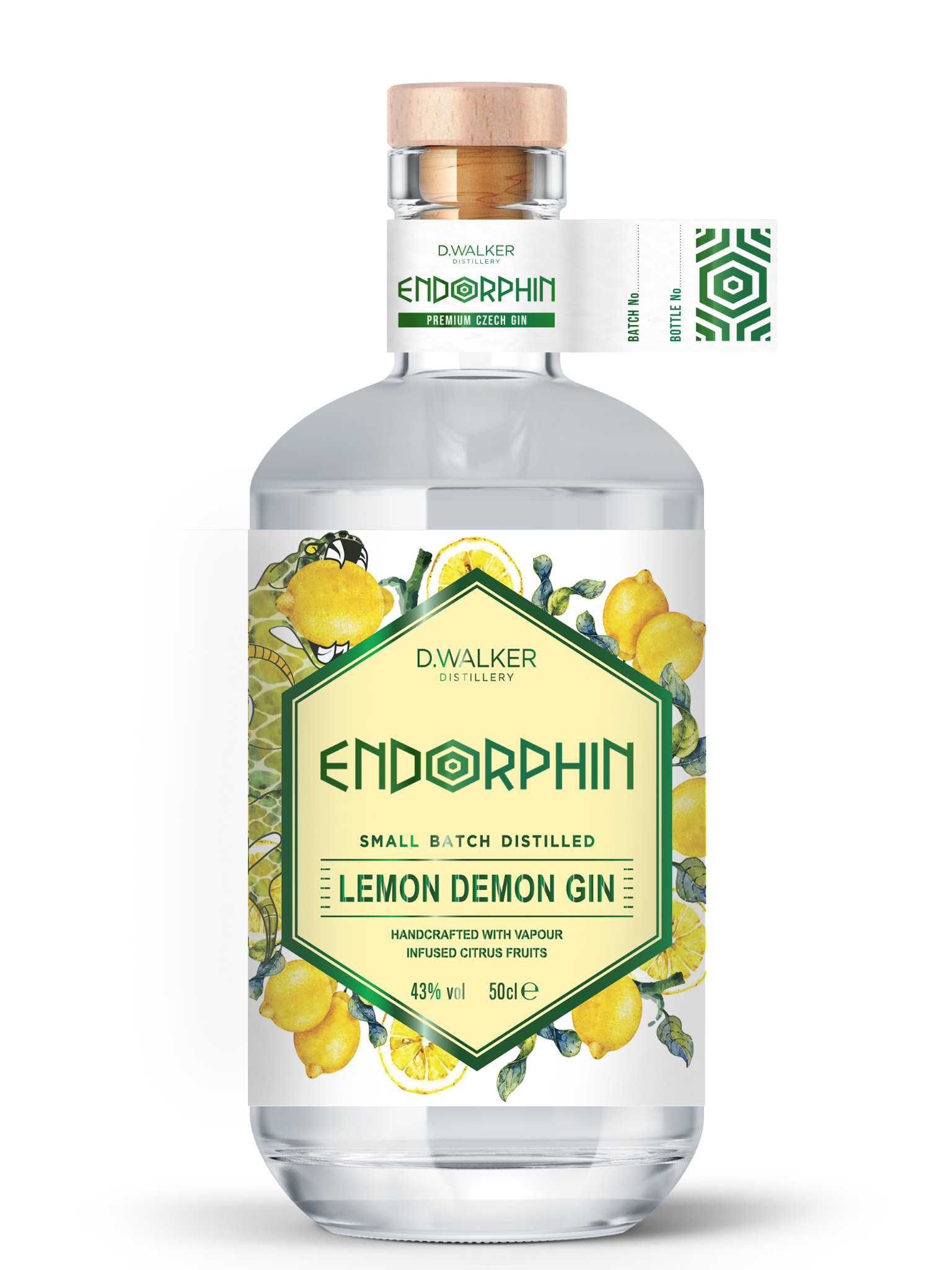 Endorphin gin Endorphin Lemon Demon Gin 43% 0,5l